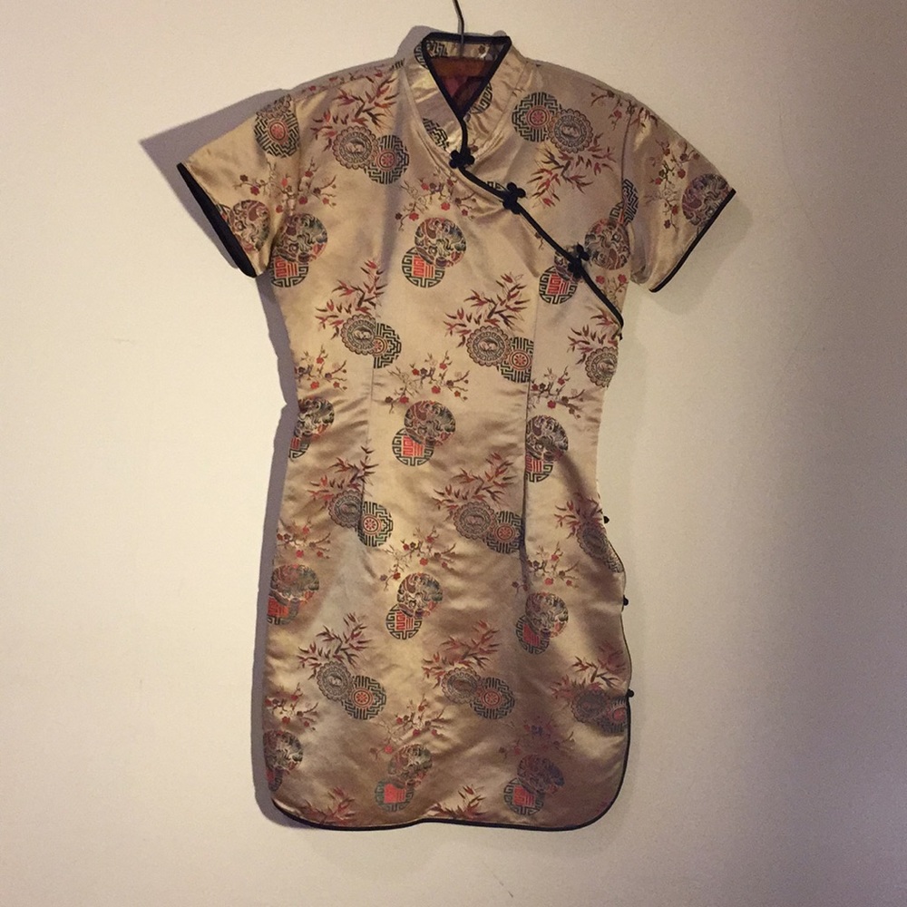 Gold Asian Style Dress